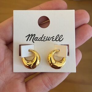 Madewell Recycled Gold Hoop Earrings